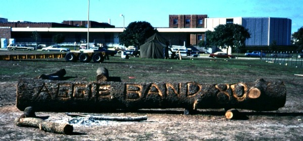 Photo of Aggie Band Log, 1980
